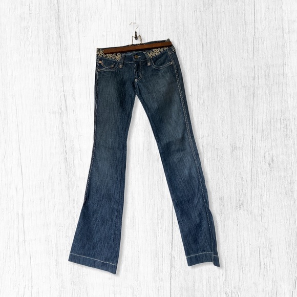 Frankie B. Denim - Frankie B. Flare Embroidered Jeans